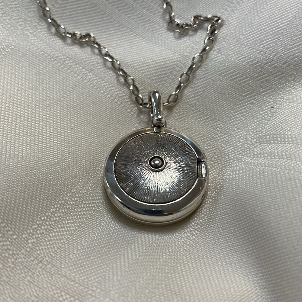 Brighton Locket (1 Inch) With 30 Inch Chain - Picture 2 of 3